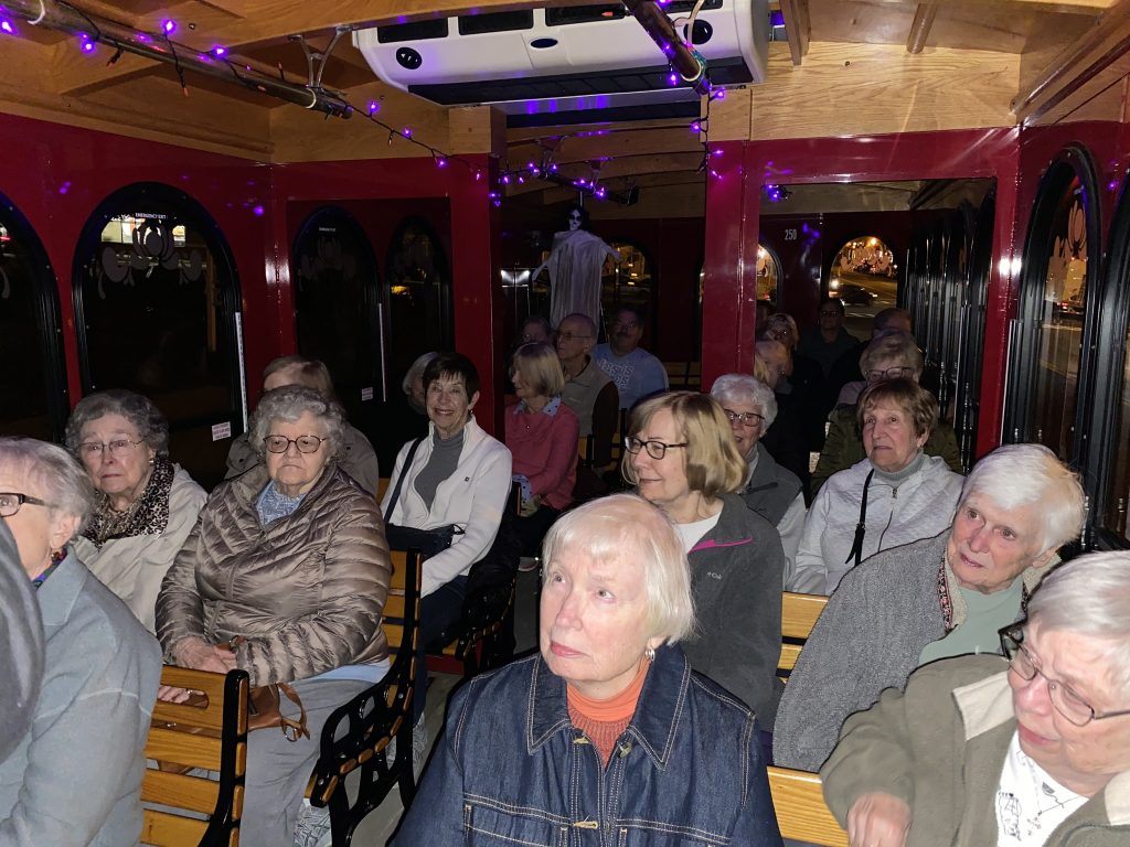 haunted trolly tour of saratoga